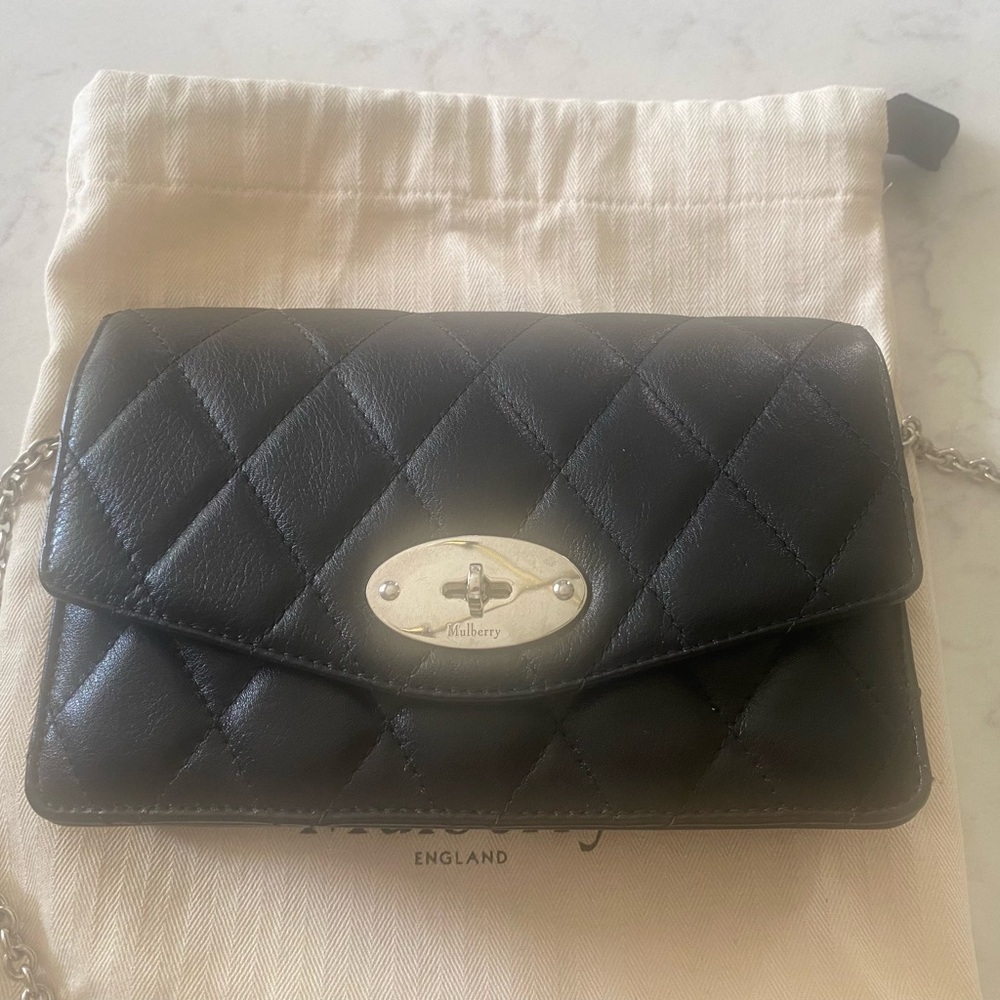 Mulberry Darley black crossbody